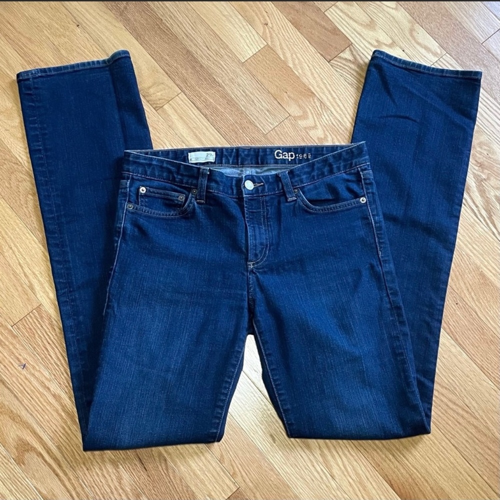 Gap Dark Wash Perfect Boot Cut Jeans 29T Tall